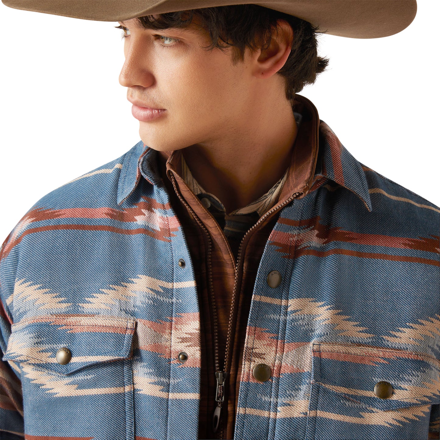 ARIAT SAILOR BLUE RETRO CHIMAYO SHIRT JACKET