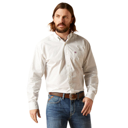 ARIAT SAUL WHITE CLASSIC FIT SHIRT