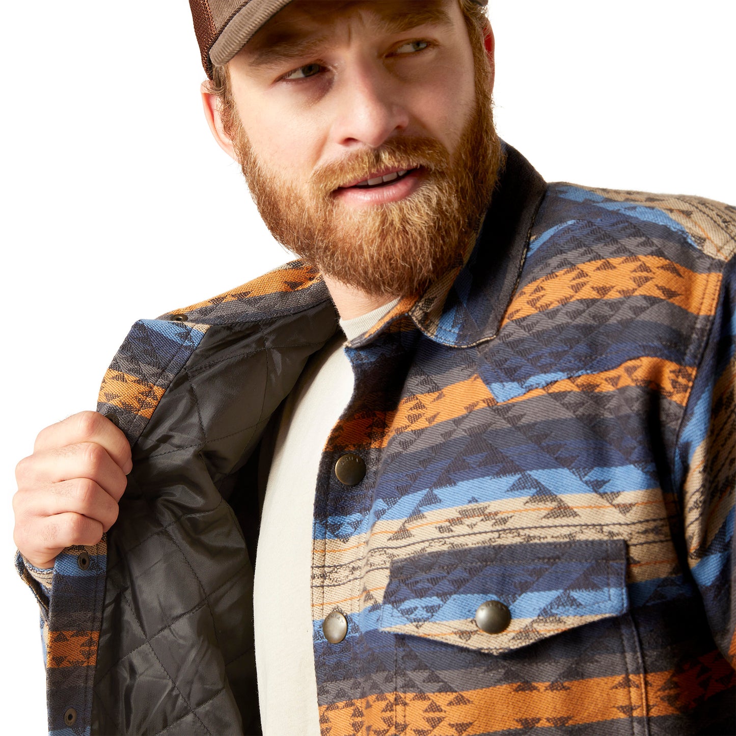 Ariat Mens Iron Heather Hartland Shirt Jacket