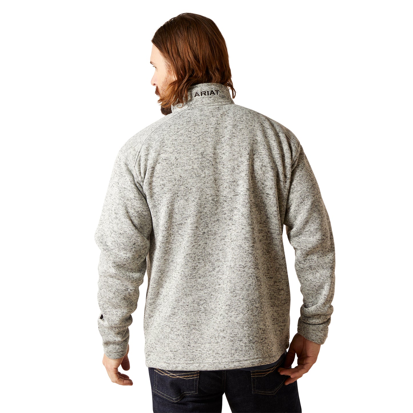 Ariat Nulla Heather Caldwell Logo 1/4 Zip Sweater