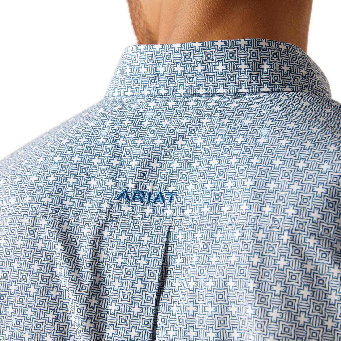 ARIAT MENS GERY CLASSIC FIT LONG SLEEVE SHIRT