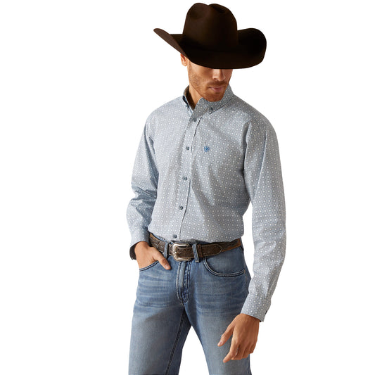 ARIAT MENS GERY CLASSIC FIT LONG SLEEVE SHIRT