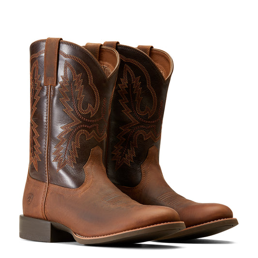 ARIAT BROWN SORREL CRUNCH SPORT STRATTEN BOOT