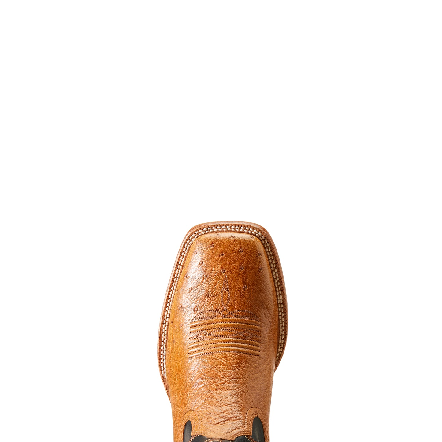 ARIAT HAYWIRE ANTIQUE TAN  SMOOTH QUILL OSTRICH BOOT