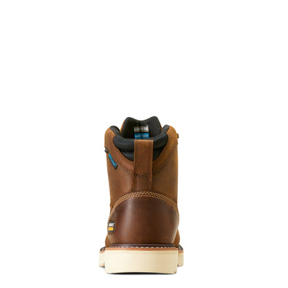Ariat Rebar Lift 6" Waterproof Composite Toe Distressed Brown Work Boot