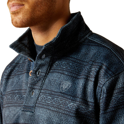 ARIAT WESLEY BLUE SOUTHWEST SERAPE SWEATER