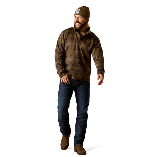 ARIAT WESLEY BROWN SOUTHWEST SERAPE PULLOVER