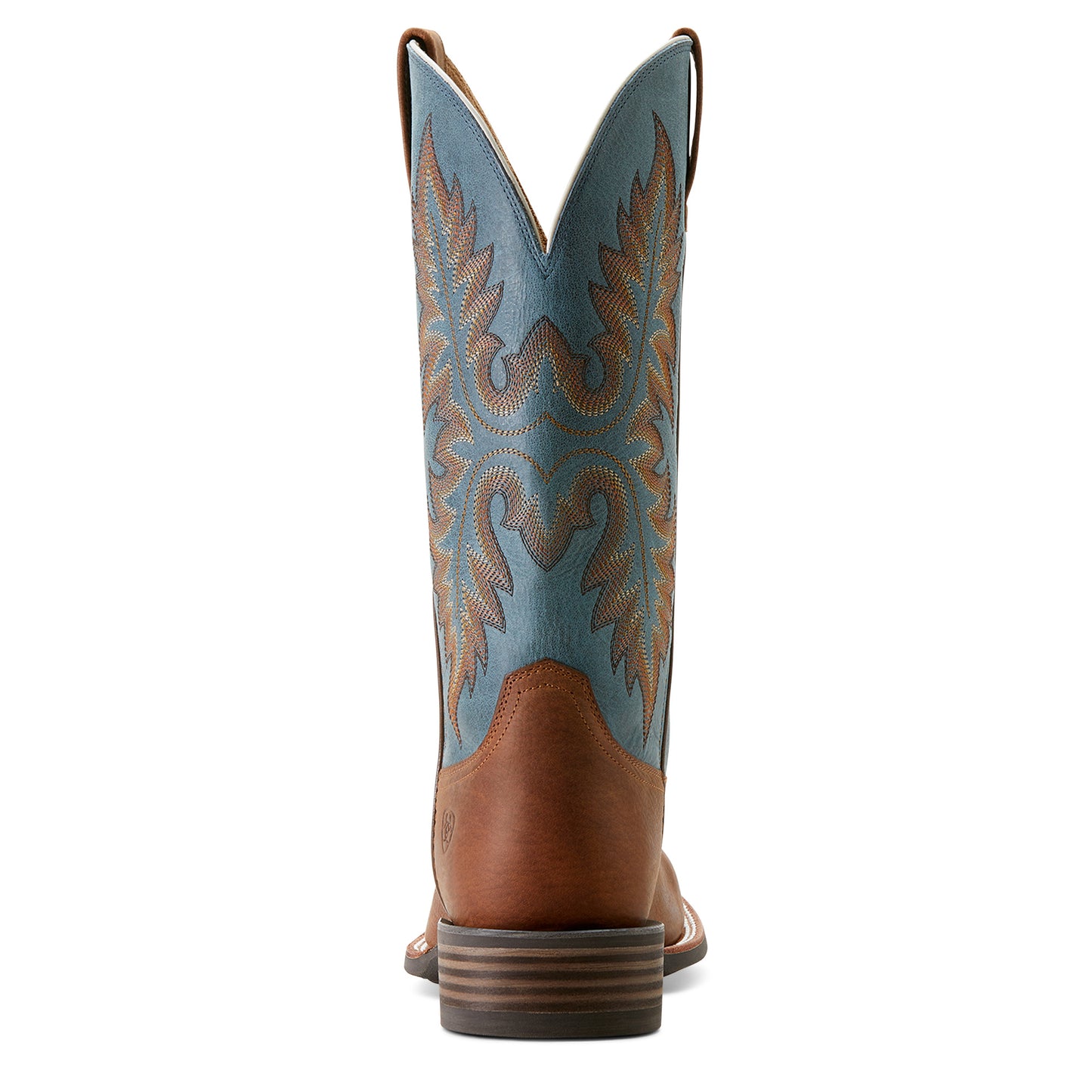 Ariat Hudson Wicker Brown Wide Square Toe Cowboy Boot