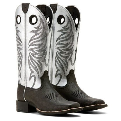 Ariat Round Up Ryder Dark Carbon Western Boot