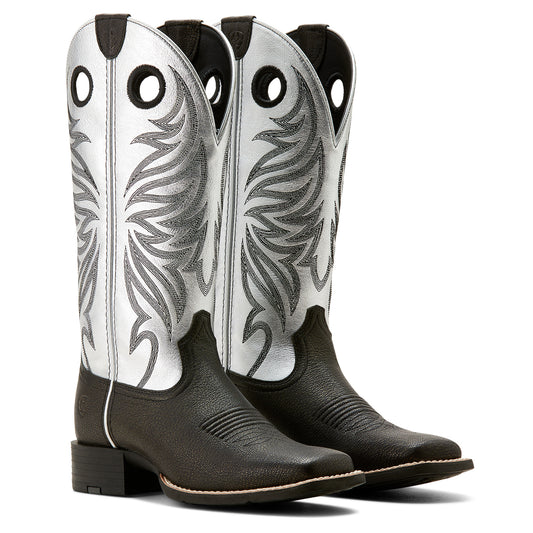 Ariat Round Up Ryder Dark Carbon Western Boot