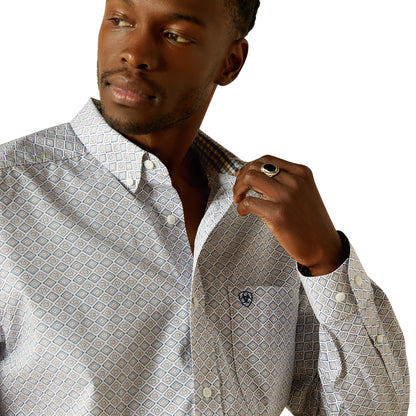 Ariat White Wrinkle Free Declan Classic Fit Shirt