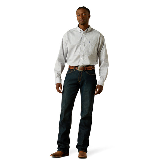 Ariat White Wrinkle Free Declan Classic Fit Shirt