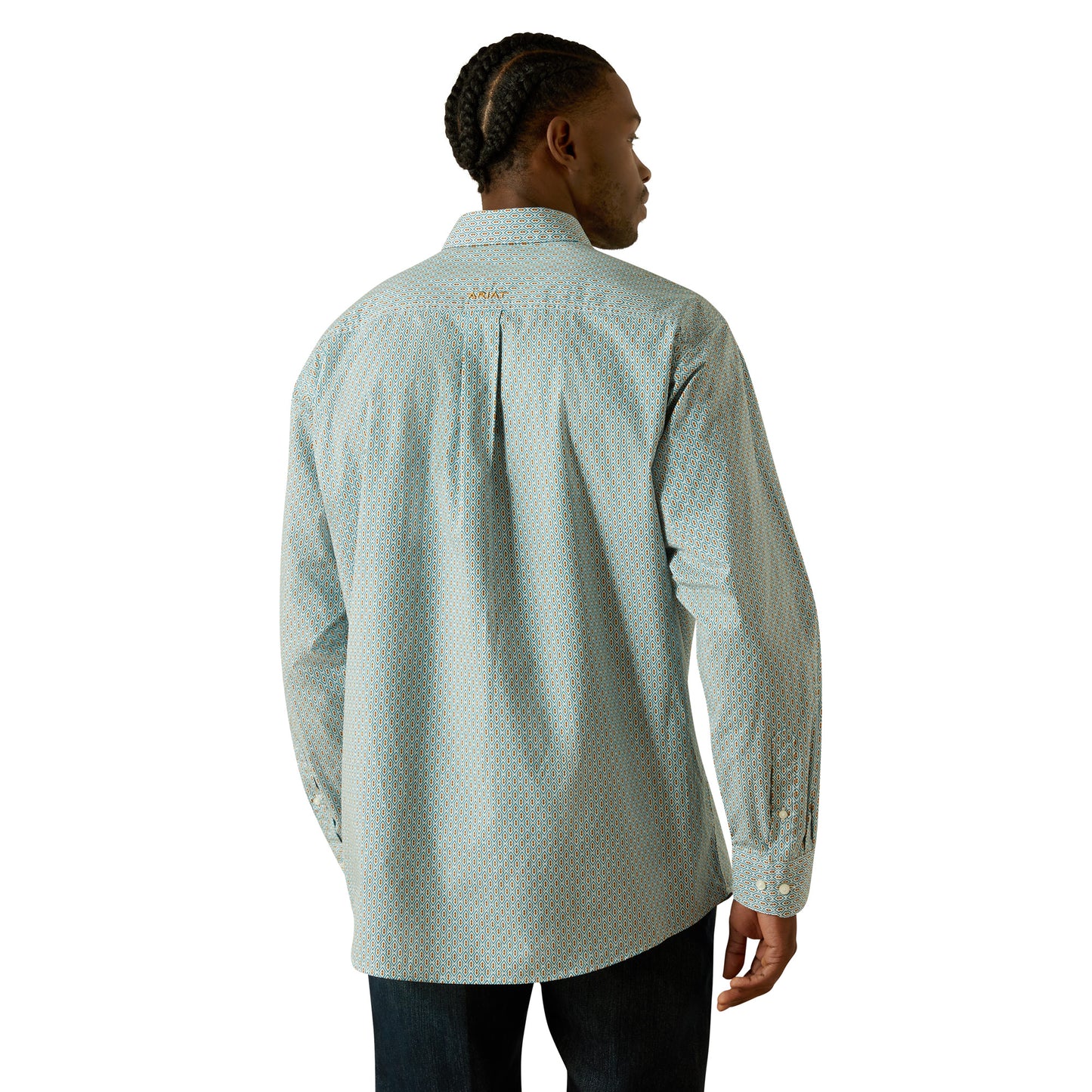 Ariat Aqua Blue Banner Classic Fit Shirt