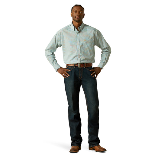 Ariat Aqua Blue Banner Classic Fit Shirt