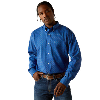 Ariat Cobalt Wrinkle Free Chase Classic Fit Shirt