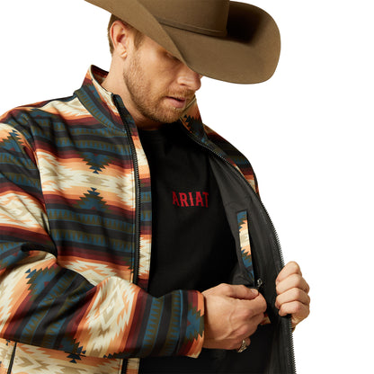 Ariat Red Southwest Logo Softshell Jacket
