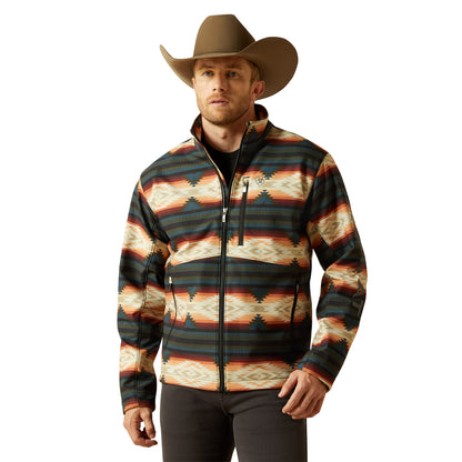 Ariat Red Southwest Logo Softshell Jacket