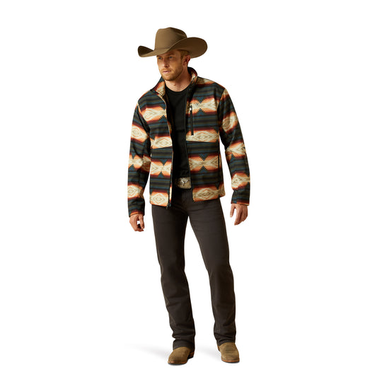 Ariat Red Southwest Logo Softshell Jacket
