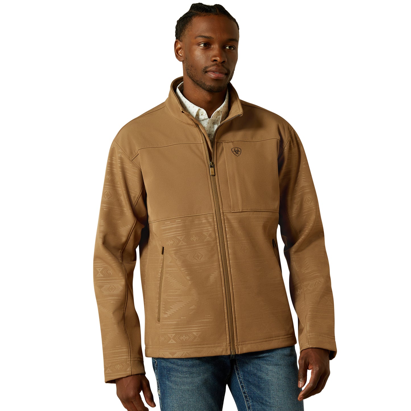 Ariat Khaki Southwest Vernon Softshell Jacket
