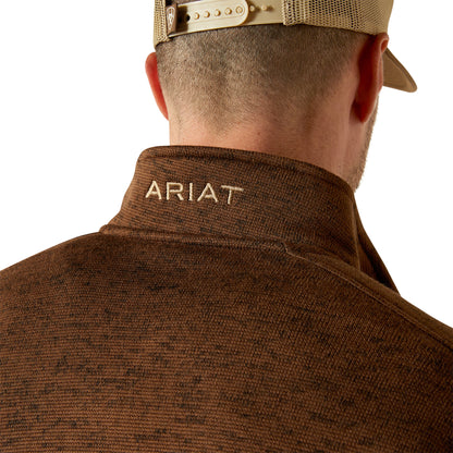Ariat Caldwell Logo Carage 1/4 Zip Sweater