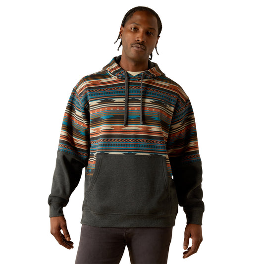 Ariat Rust Serape Color Block Hoodie
