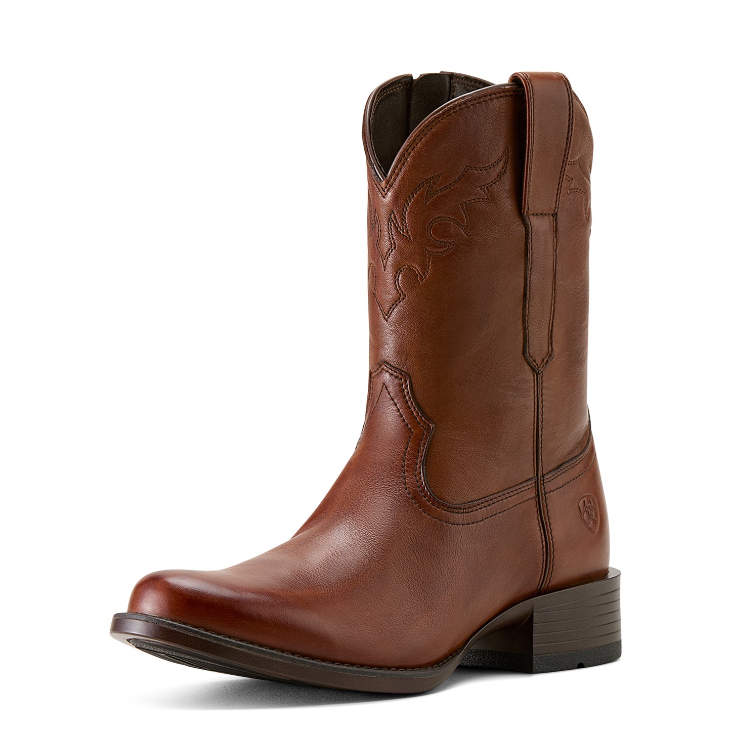 Ariat Cinnamon Brown Sonoro Roper Toe Western Boot