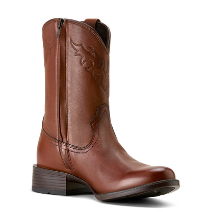 Ariat Cinnamon Brown Sonoro Roper Toe Western Boot