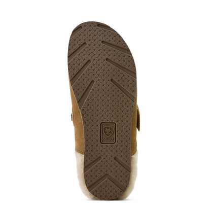 Ariat Ranch Brown Suede Country Sherpa Mule