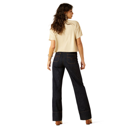 Ariat Ultra High Rise Tomboy Western Utility Wide Leg Jeans