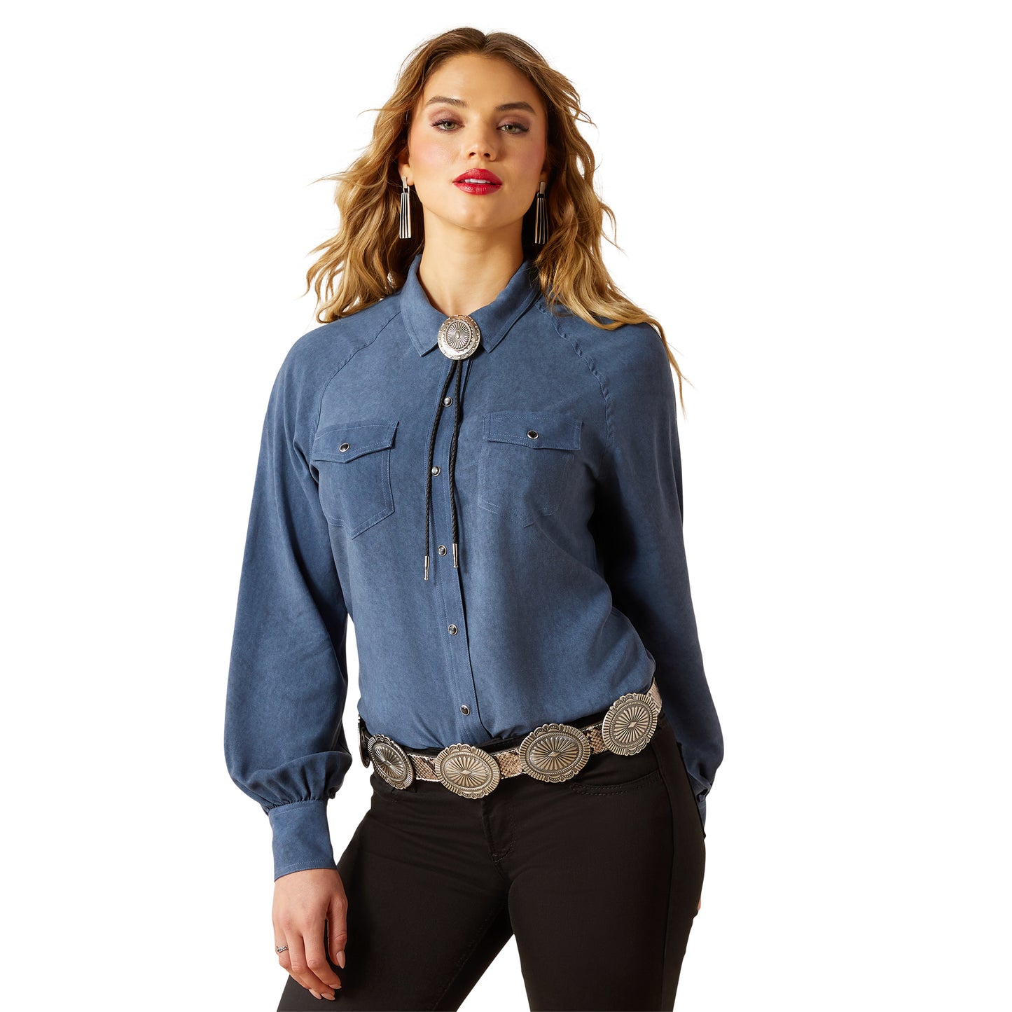 Ariat Ladies Dark Denim Juniper Shirt