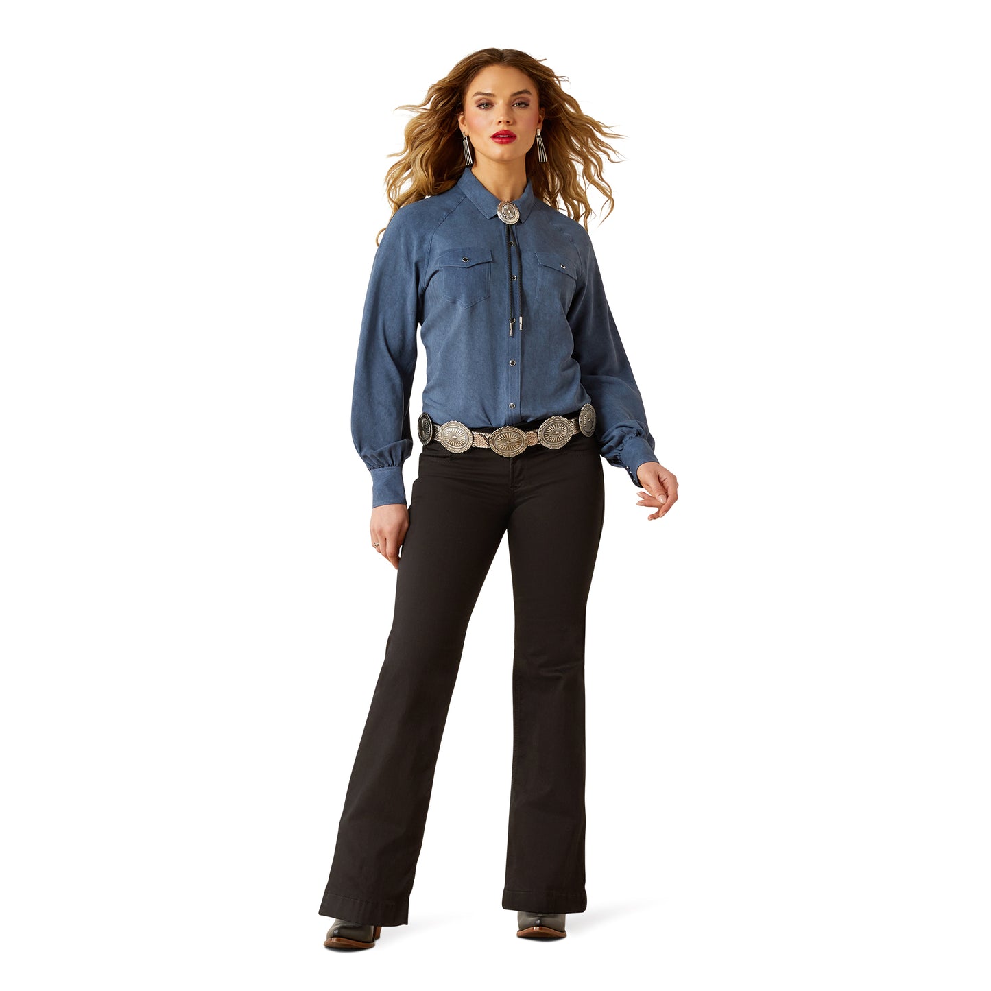 Ariat Ladies Dark Denim Juniper Shirt