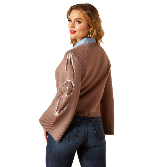 Ariat Toasted Coconut Melange Caravan Sweater