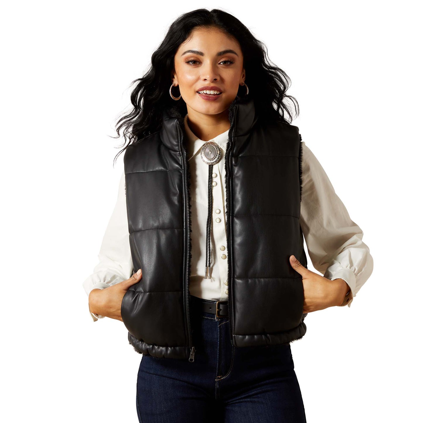 Ariat Echo Black Reversible Vest