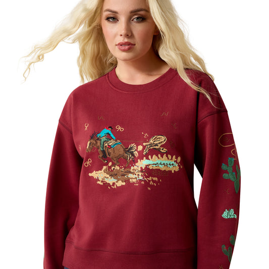 Ariat Riata Burnt Russet Sweatshirt