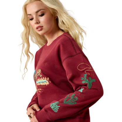 Ariat Riata Burnt Russet Sweatshirt
