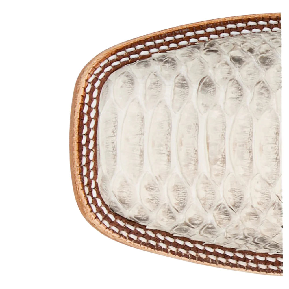 Tony Lama Mario 11 Inch Python Square Toe Cowboy Boots