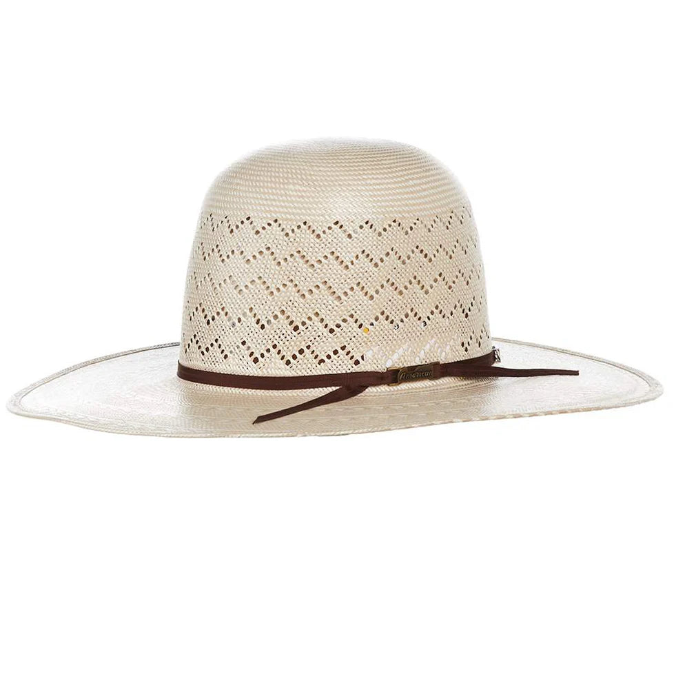 American Hat Company Open Crown Straw Cowboy Hat