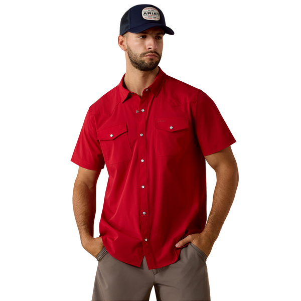 Ariat Men’s Frontier Tough Scarlet VenTek Shirt
