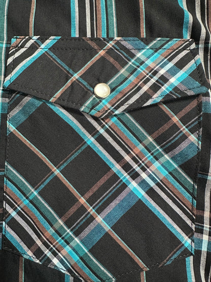 WRANGLER WASH N WEAR SNAP SHIRT