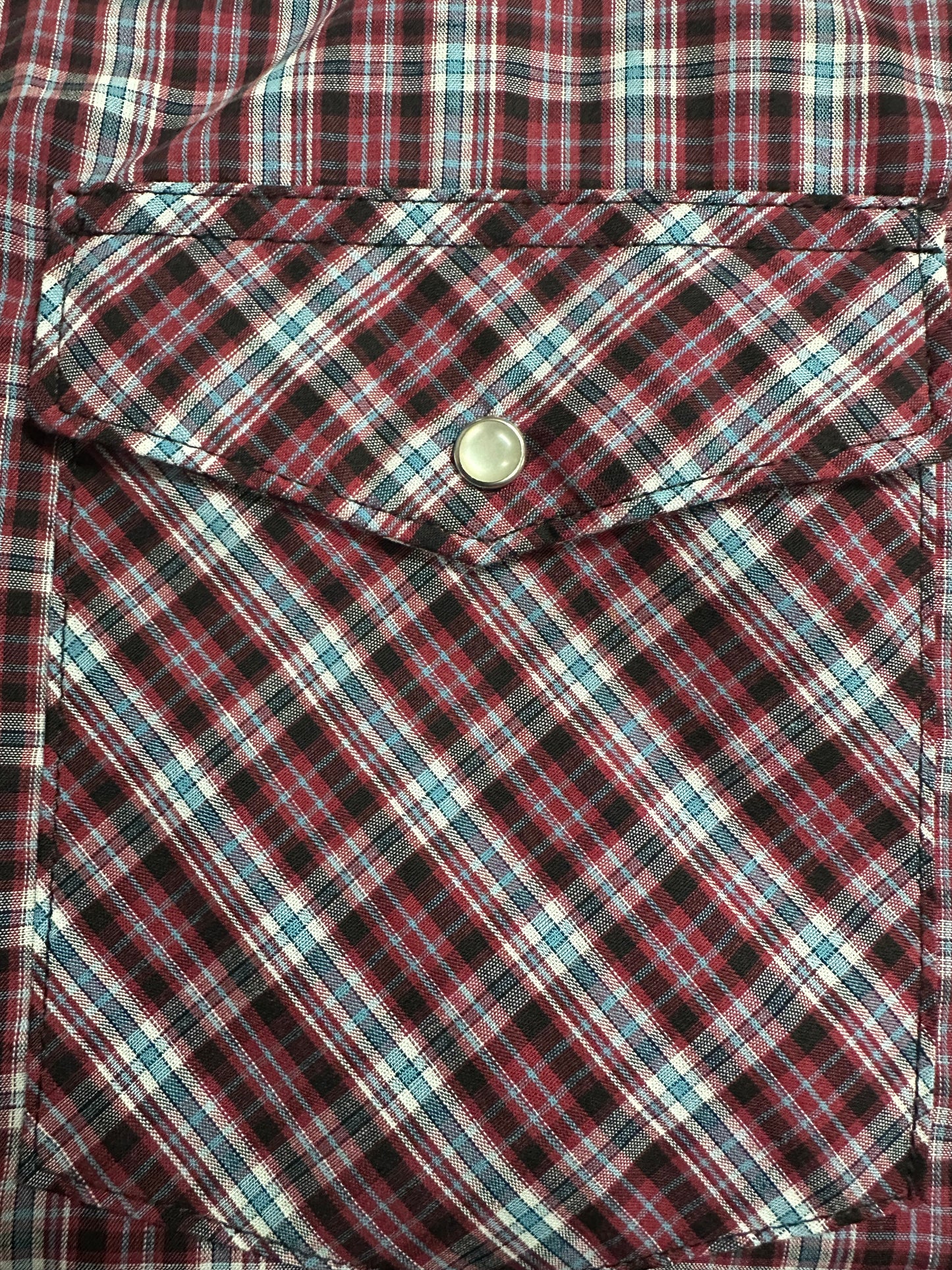 WRANGLER WASH N WEAR SNAP SHIRT