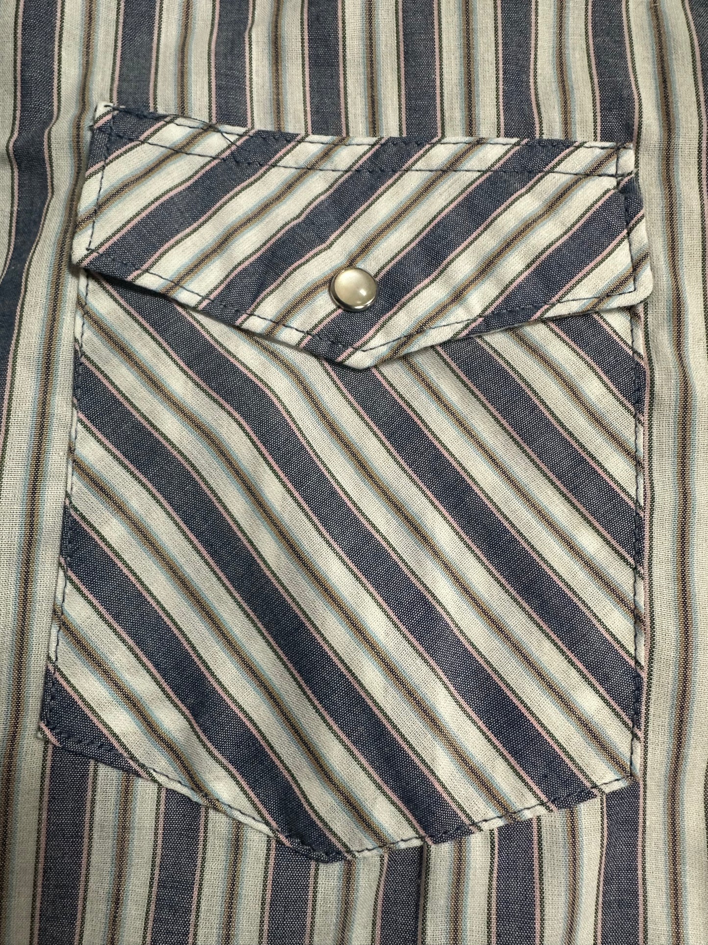 WRANGLER MEN'S WASH N WEAR SHORT SLEEVE BUTTON UP