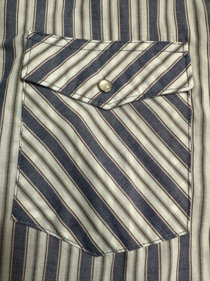 WRANGLER MEN'S WASH N WEAR SHORT SLEEVE BUTTON UP