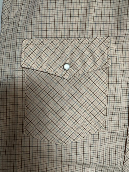 Wrangler Wash N Wear Short Sleeve Snap Shirt