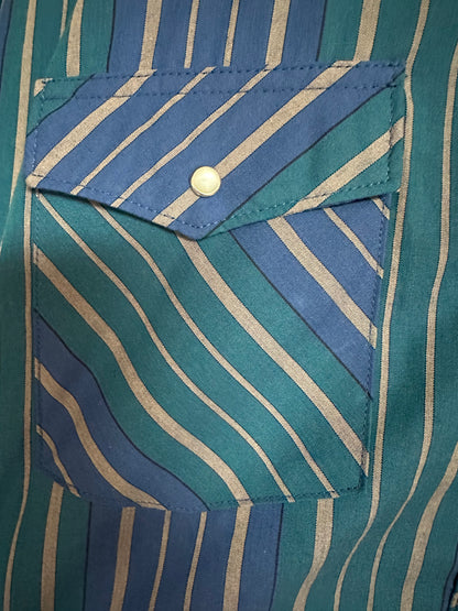 Wrangler Men's Wash N Wear Short Sleeve Snap Shirt