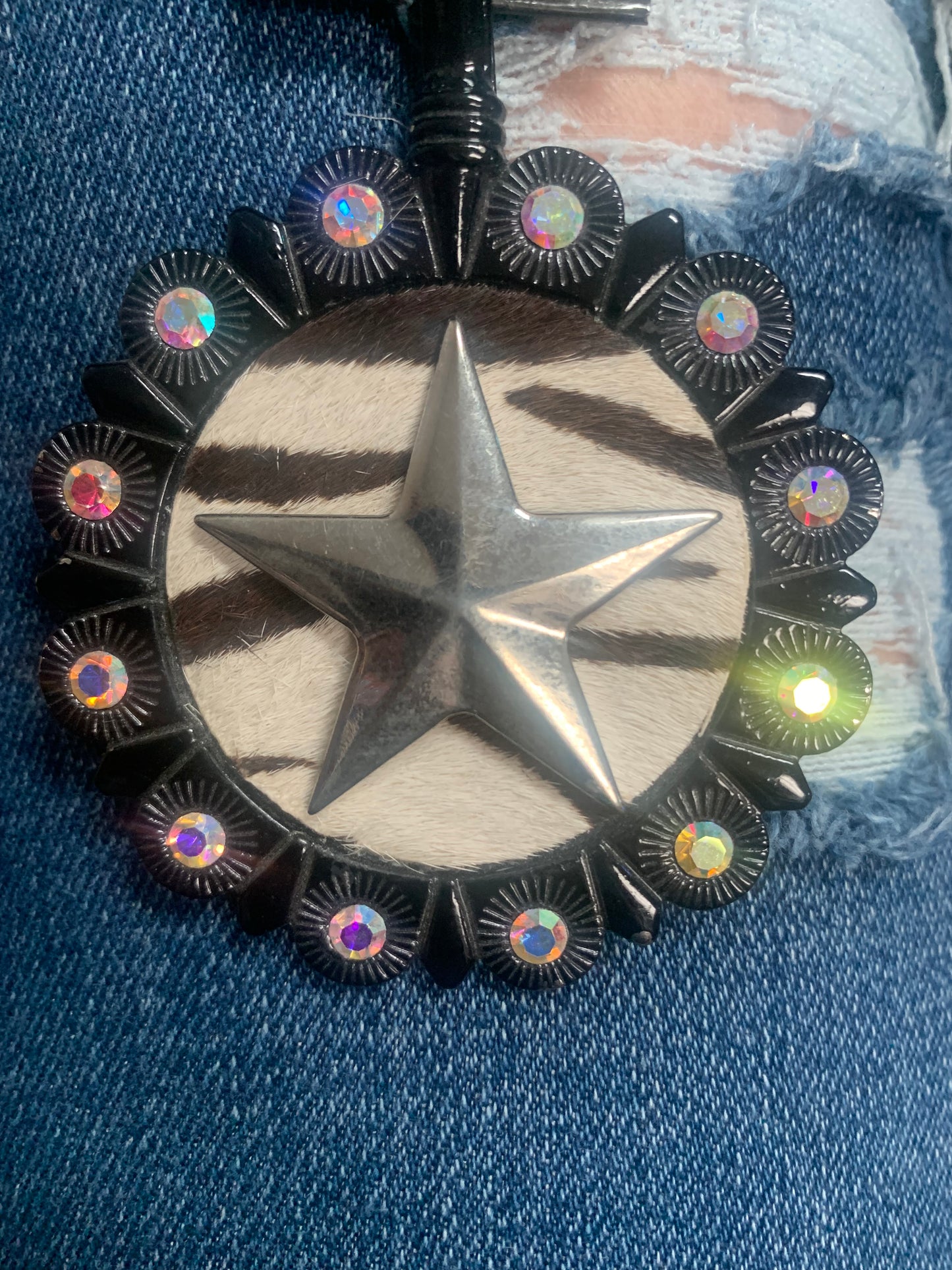 ZEBRA STAR PENDANT