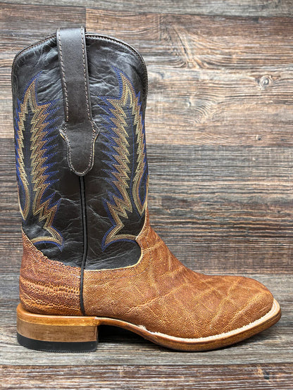 COWTOWN HONEY GENUINE ELEPHANT SQUARE TOE BOOT