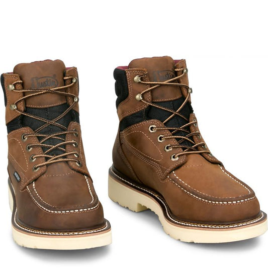 Justin Bristol Brown 6" Waterproof Boot