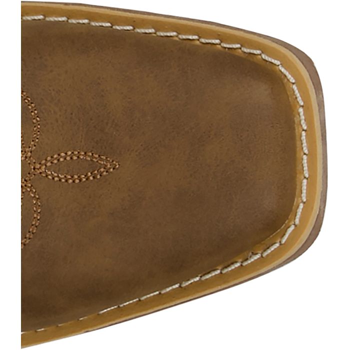 Justin Dezi Brown Cowhide Cowgirl Boot