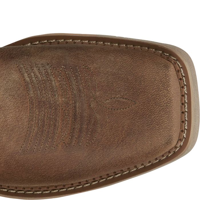 JUSTIN BOLT PEANUT TAN BLUE WATER BUFFALO COMP TOE WORK BOOT