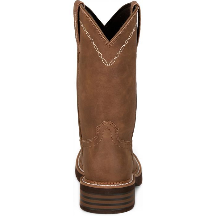 Justin Lillie 10" Brown Western Boot